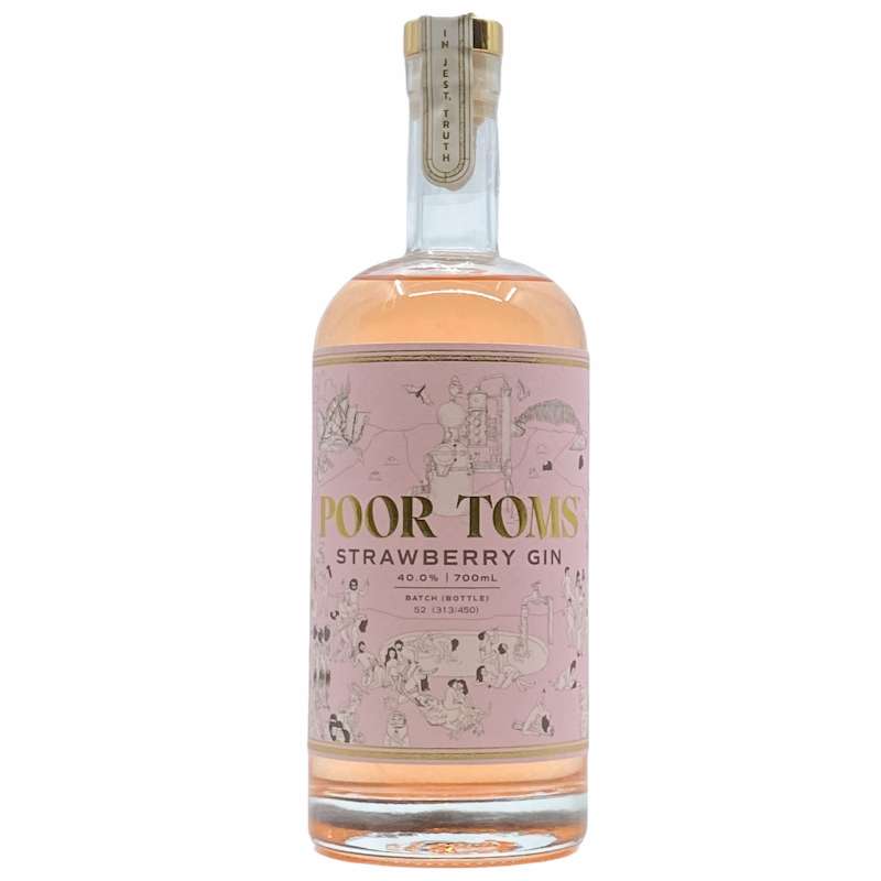 Poor Toms Strawberry Gin 700ml Annandale Cellars 7735