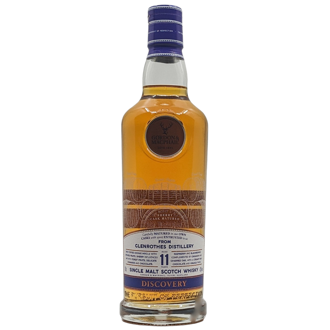 Gordon and Macphail 11YO Discovery Glenrothes Single Malt Scotch Whisky 700ml