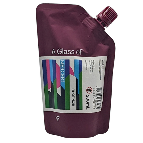 A Glass Of Mercer Wines Pinot Noir 2024