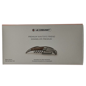 Le Creuset Sommelier Premium Waiters Friend Black Walnut Corkscrew