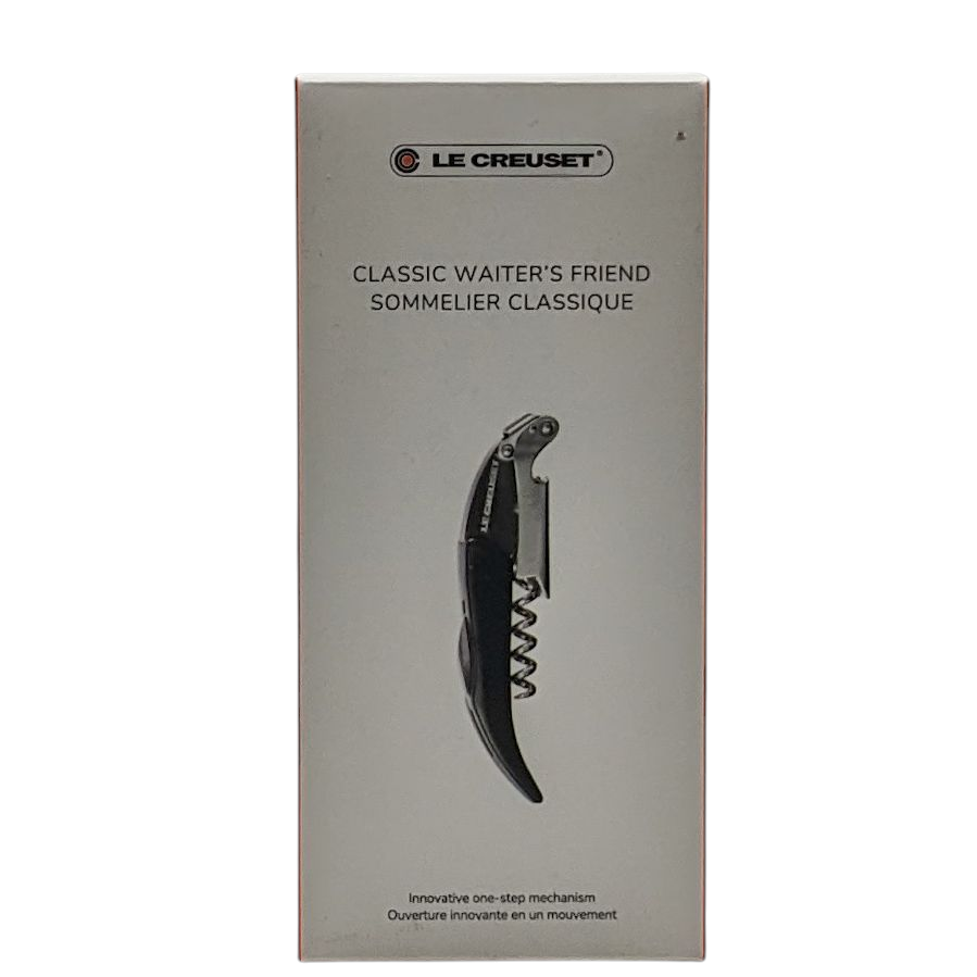 Le Creuset Sommelier Classic Waiters Friend Matt Black Corkscrew